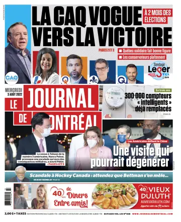 Le Journal de Montreal - 3 Aug 2022