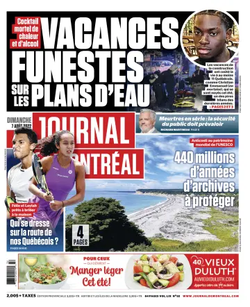Le Journal de Montreal - 7 Aug 2022
