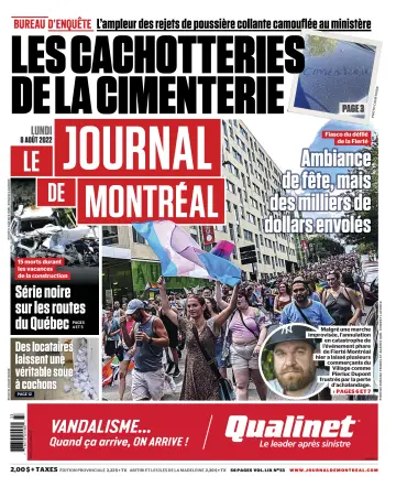 Le Journal de Montreal - 8 Aug 2022