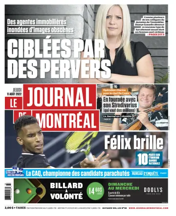 Le Journal de Montreal - 11 Aug 2022