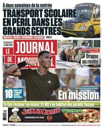 Le Journal de Montreal - 12 Aug 2022