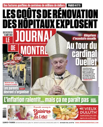 Le Journal de Montreal - 17 Aug 2022