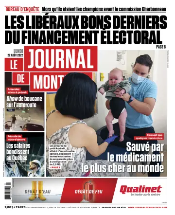 Le Journal de Montreal - 22 Aug 2022