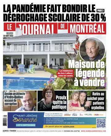 Le Journal de Montreal - 23 Aug 2022
