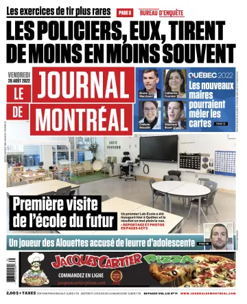 Le Journal de Montreal - 26 Aug 2022