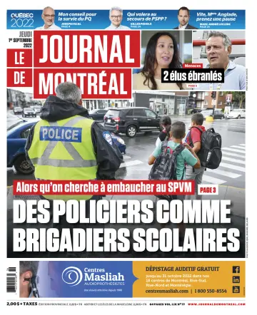 Le Journal de Montreal - 1 Sep 2022