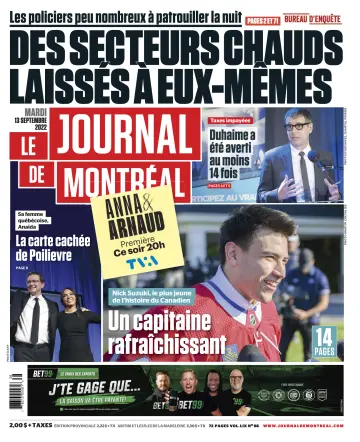 Le Journal de Montreal - 13 Sep 2022