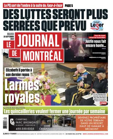Le Journal de Montreal - 20 Sep 2022