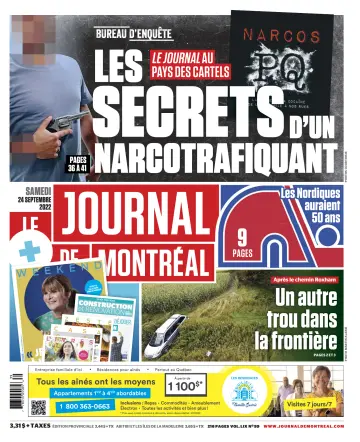 Le Journal de Montreal - 24 Sep 2022