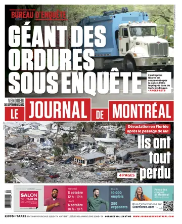 Le Journal de Montreal - 30 Sep 2022