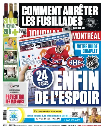 Le Journal de Montreal - 8 Oct 2022