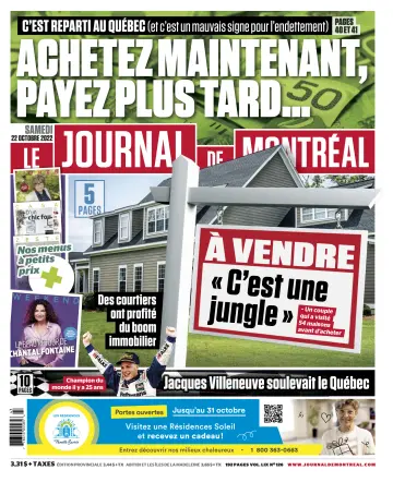 Le Journal de Montreal - 22 Oct 2022