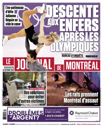 Le Journal de Montreal - 23 Oct 2022