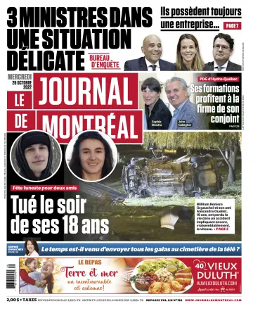 Le Journal de Montreal - 26 Oct 2022