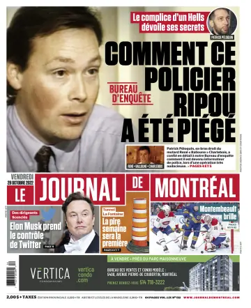 Le Journal de Montreal - 28 Oct 2022