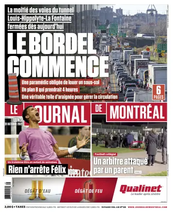 Le Journal de Montreal - 31 Oct 2022