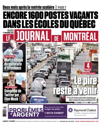 Le Journal de Montreal - 1 Nov 2022