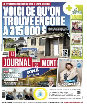 Le Journal de Montreal - 5 Nov 2022