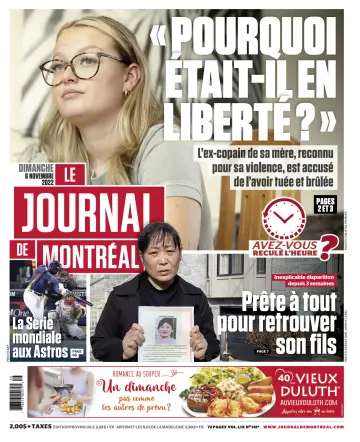 Le Journal de Montreal - 6 Nov 2022