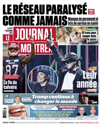 Le Journal de Montreal - 7 Nov 2022