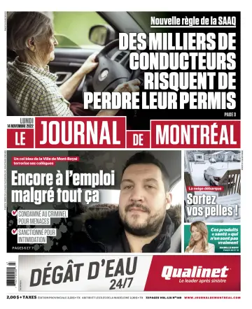 Le Journal de Montreal - 14 Nov 2022