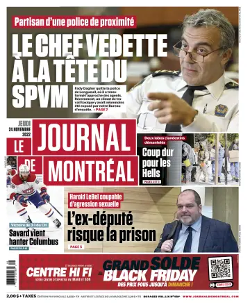Le Journal de Montreal - 24 Nov 2022