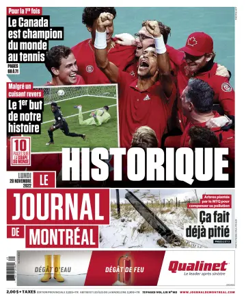 Le Journal de Montreal - 28 Nov 2022