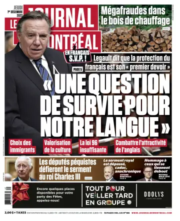Le Journal de Montreal - 1 Dec 2022