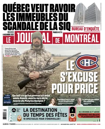 Le Journal de Montreal - 6 Dec 2022