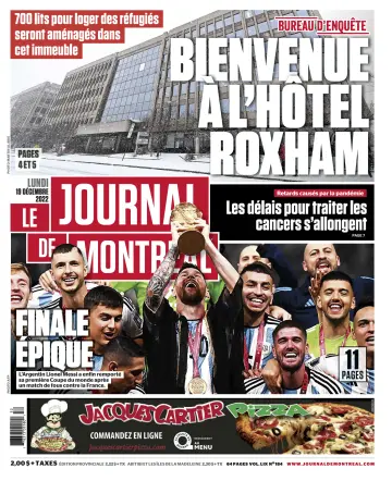 Le Journal de Montreal - 19 Dec 2022