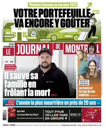 Le Journal de Montreal - 29 Dec 2022
