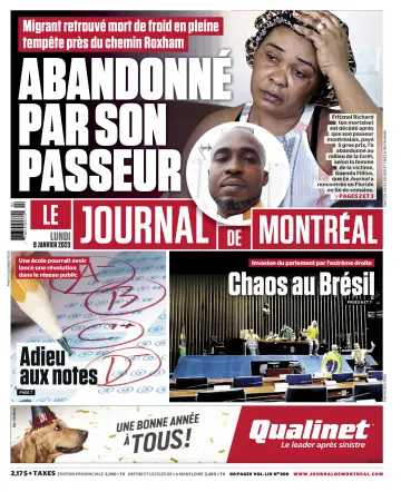 Le Journal de Montreal - 9 Jan 2023