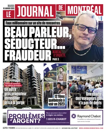 Le Journal de Montreal - 10 Jan 2023