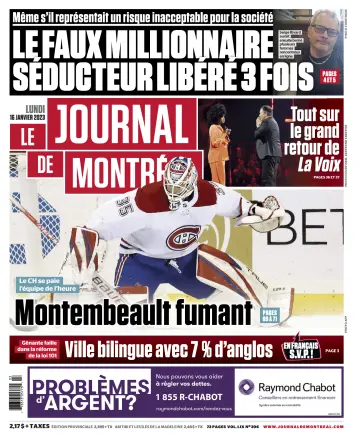 Le Journal de Montreal - 16 Jan 2023