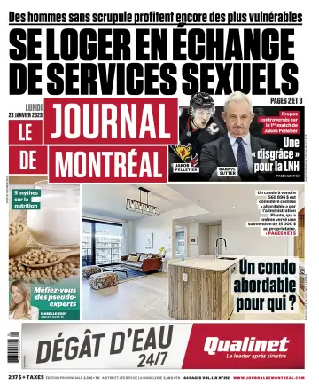 Le Journal de Montreal - 23 Jan 2023