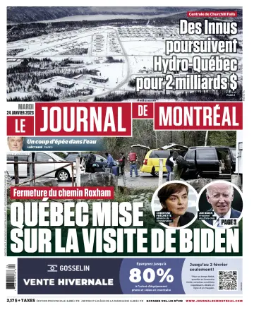 Le Journal de Montreal - 24 Jan 2023