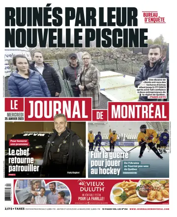 Le Journal de Montreal - 25 Jan 2023
