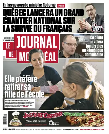 Le Journal de Montreal - 27 Jan 2023