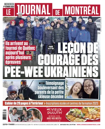Le Journal de Montreal - 1 Feb 2023