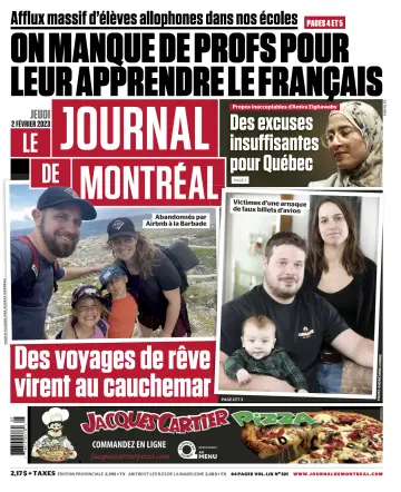 Le Journal de Montreal - 2 Feb 2023