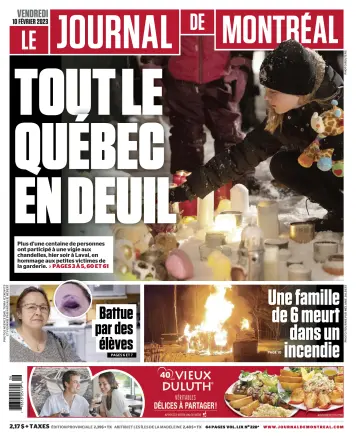 Le Journal de Montreal - 10 Feb 2023