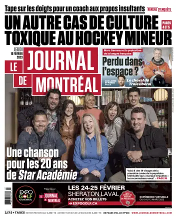 Le Journal de Montreal - 16 Feb 2023