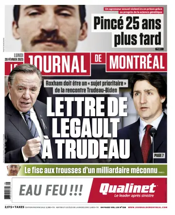 Le Journal de Montreal - 20 Feb 2023