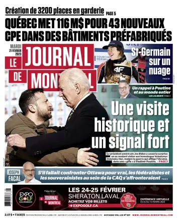 Le Journal de Montreal - 21 Feb 2023