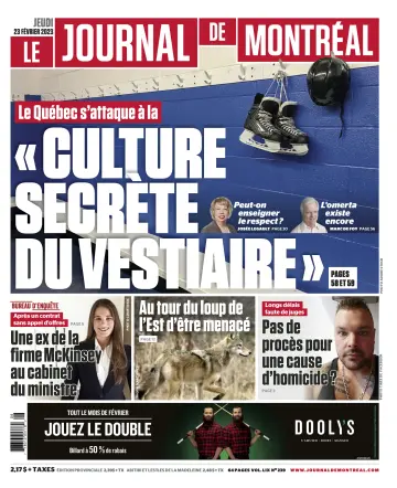 Le Journal de Montreal - 23 Feb 2023
