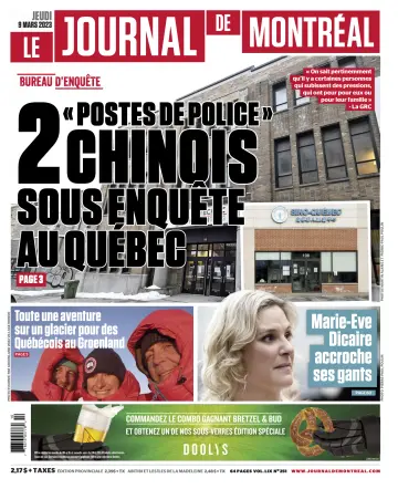 Le Journal de Montreal - 9 Mar 2023