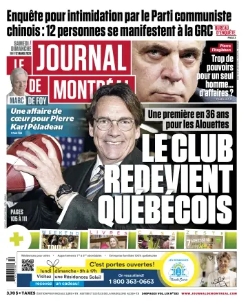 Le Journal de Montreal - 11 Mar 2023