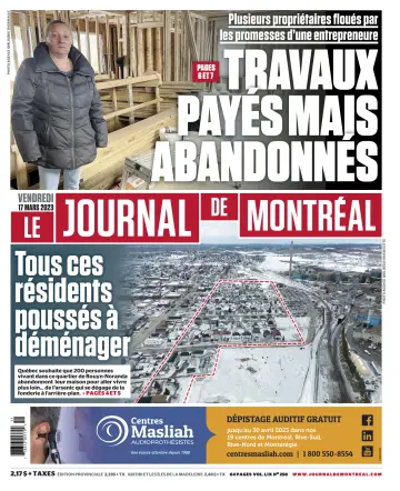 Le Journal de Montreal - 17 Mar 2023