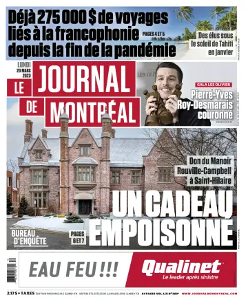 Le Journal de Montreal - 20 Mar 2023