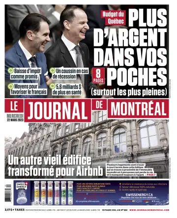 Le Journal de Montreal - 22 Mar 2023